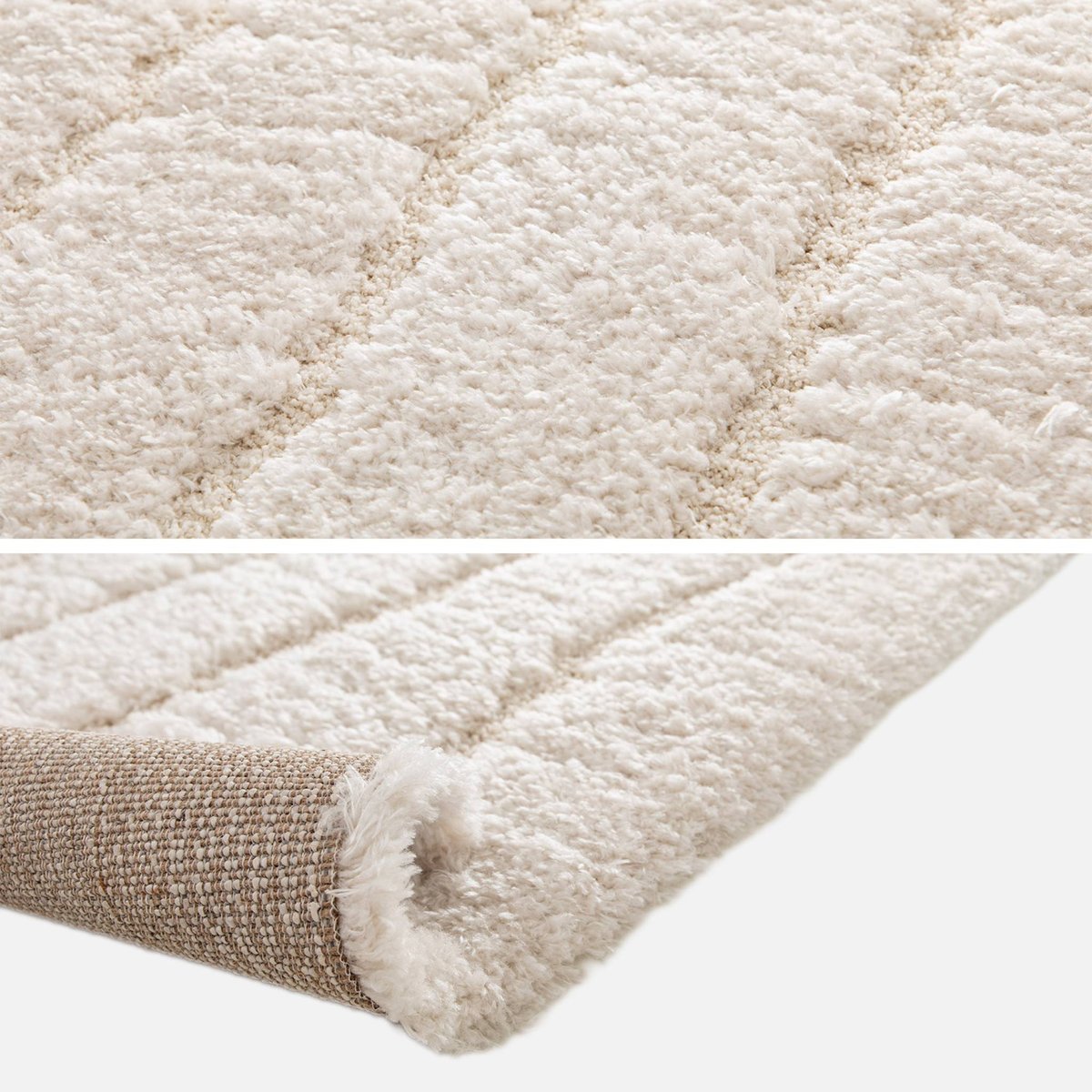 Tapis intérieur rectangulaire contemporain SOL crème, SWEEEK