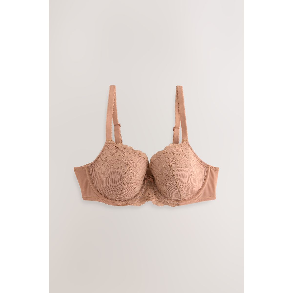 Soutien-gorge en dentelle, lot de 2 praline nude/marine, NEXT