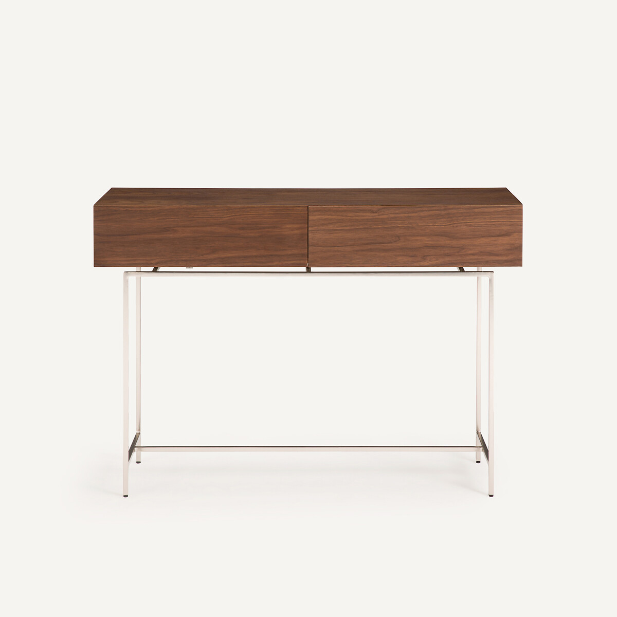 Console noyer, 2 tiroirs, Oreko noyer, AM.PM