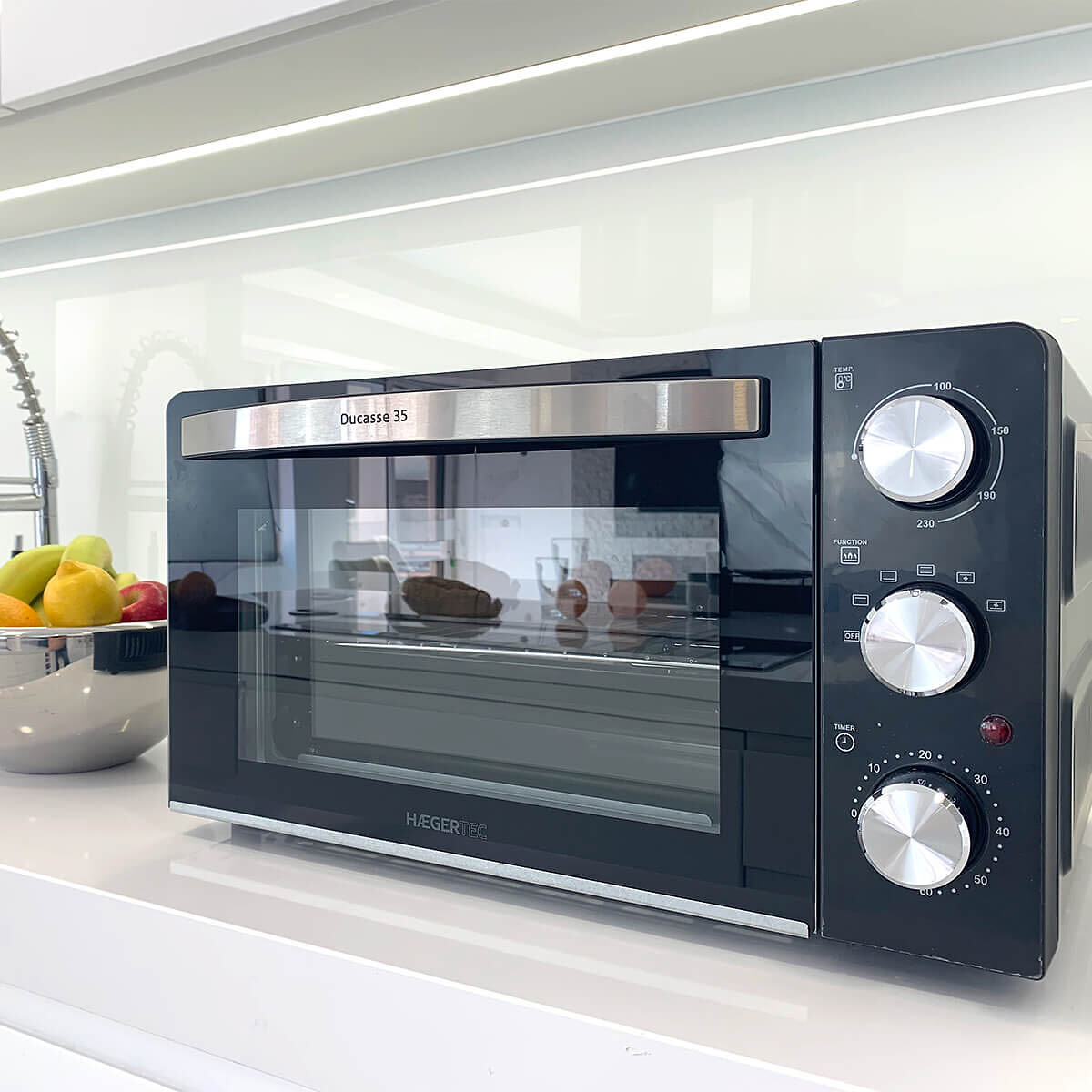 Forno elétrico Ducasse 35, HAEGER preto , HAEGER