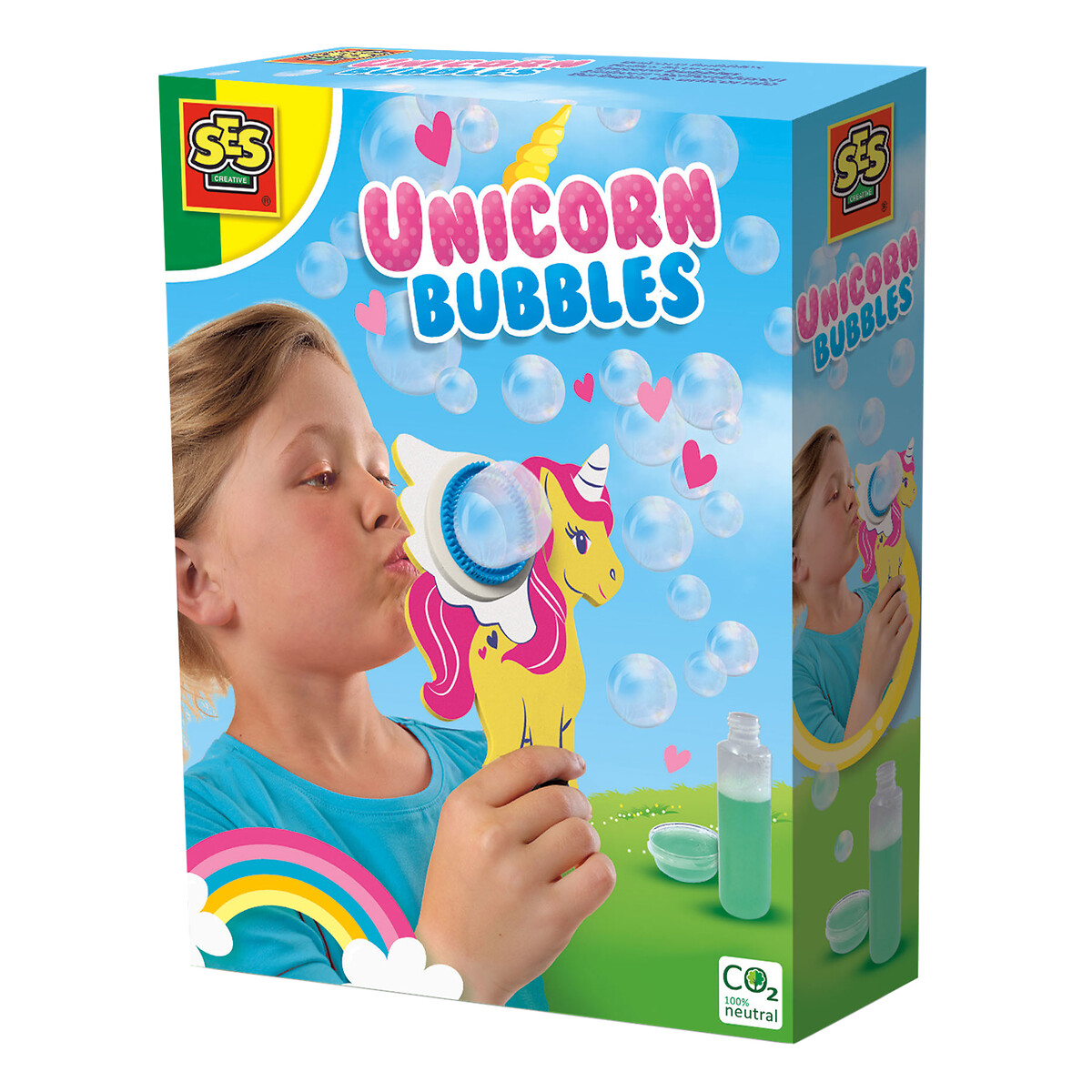 Brinquedo "Bolas de sabão Unicórnio", SES multicolor, SES