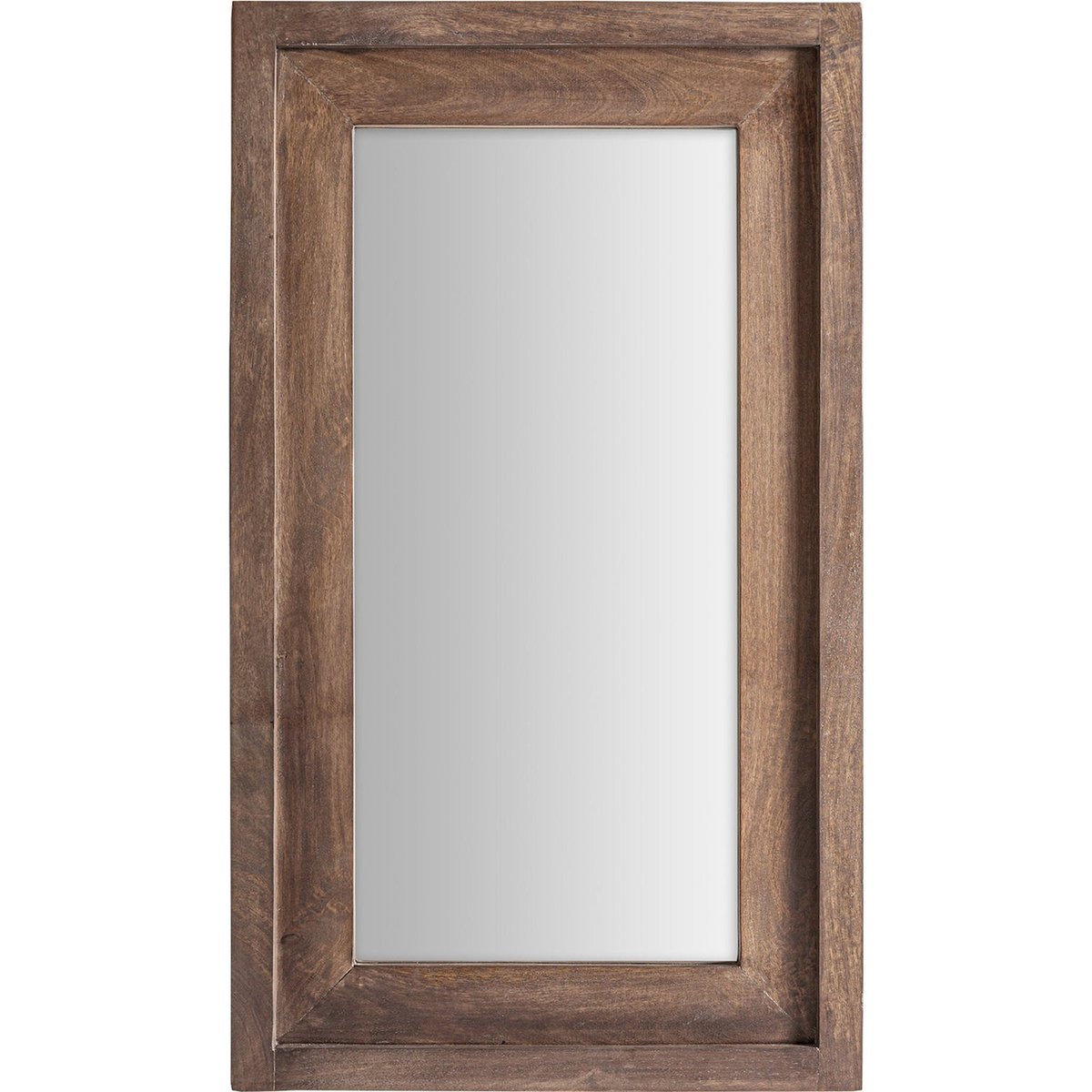 Miroir mural en bois de bouleau marron bois naturel, RECOLLECTION