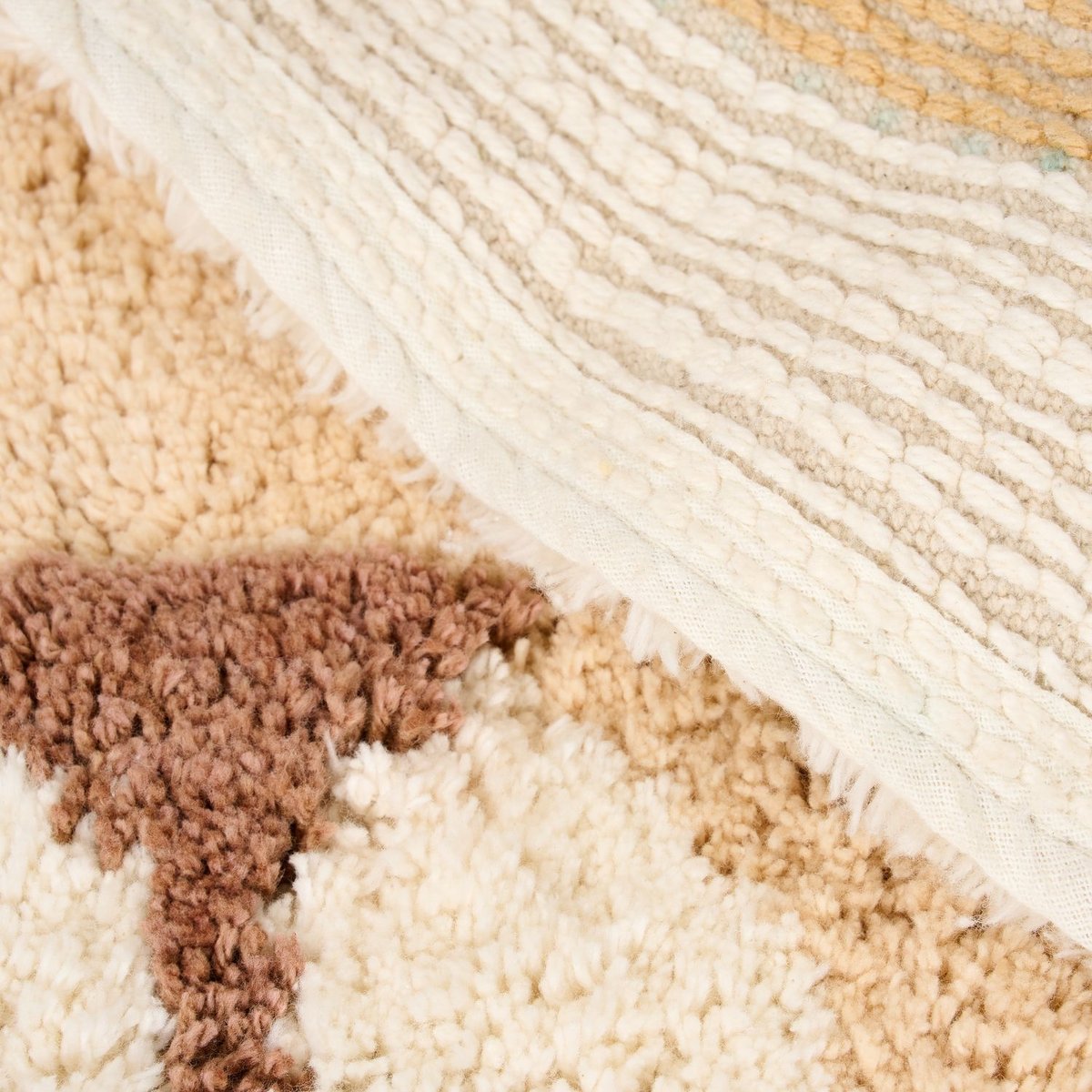 Tapis blanc, beige, marron, LITTLE DUTCH