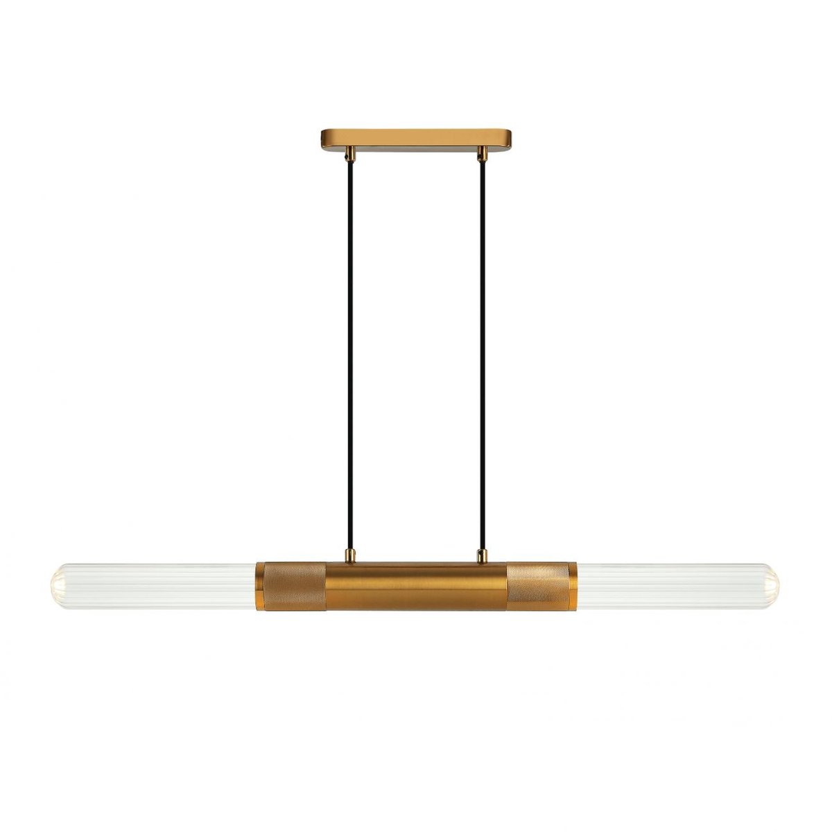 Suspension Élégante en Verre et Métal - HITA doré / laiton, KOSILUM