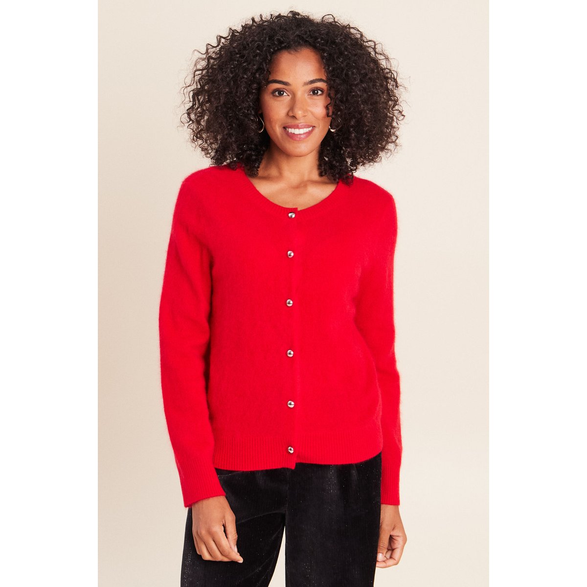 Gilet col rond rouge, BREAL