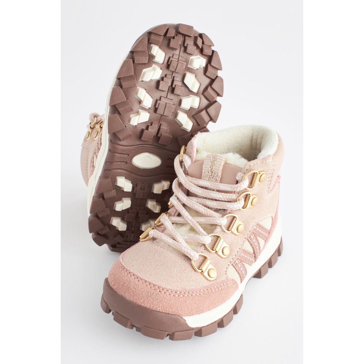 Bottines de randonnée coupe classique rose, NEXT