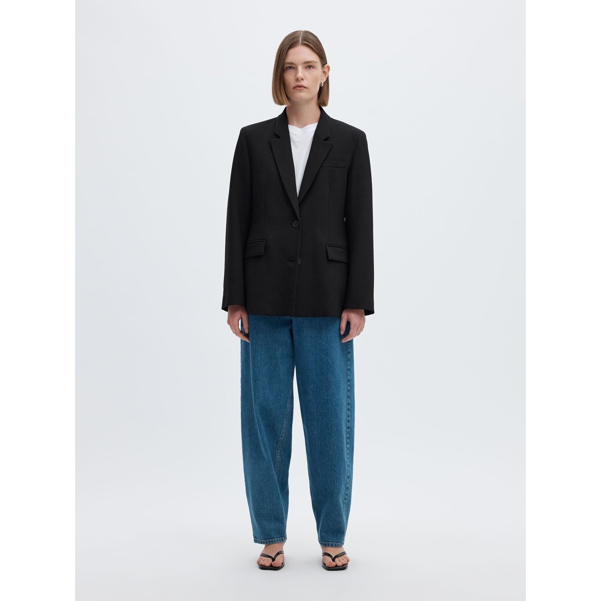 Blazer À Simple Boutonnage black, SELECTED