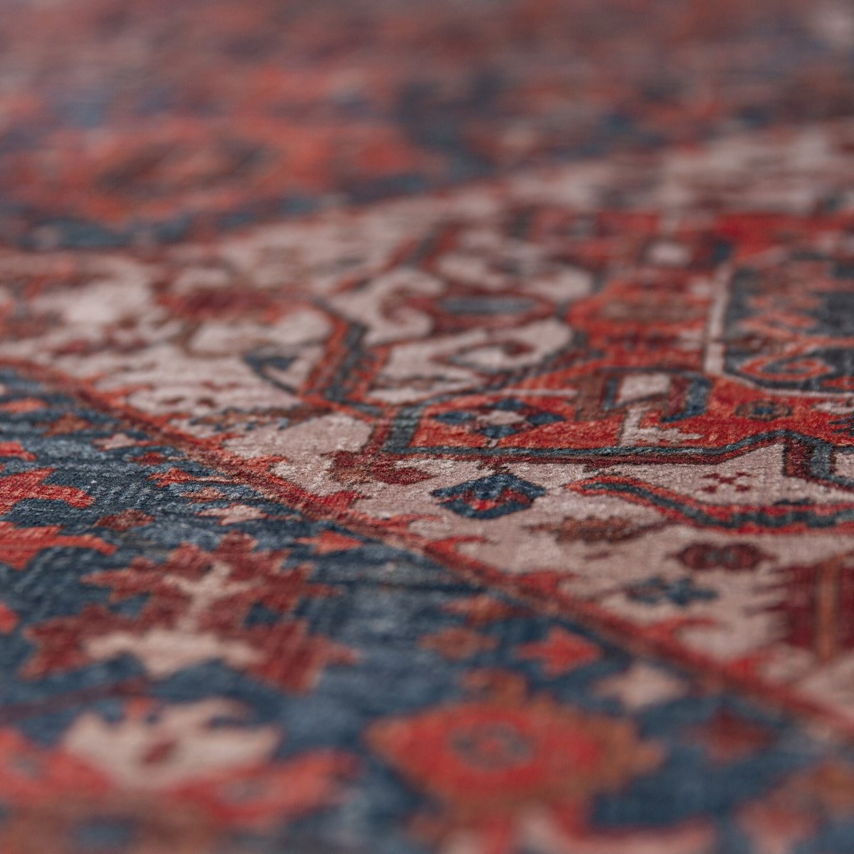 Tapis lavable de couloir SCARLET rouge, FLAIR RUGS