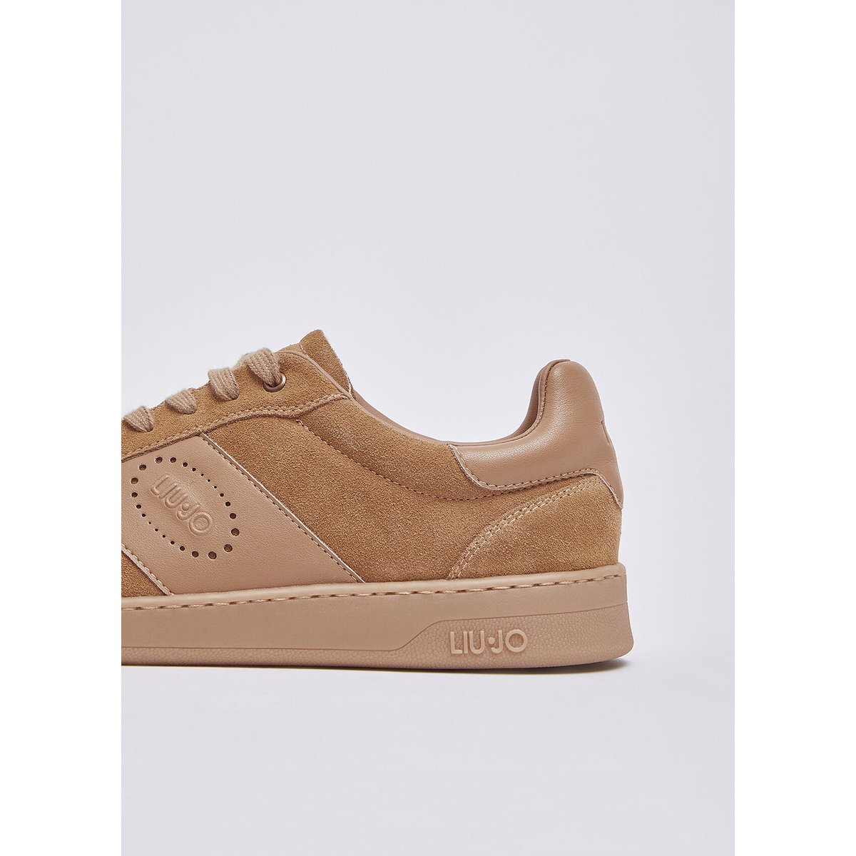 Baskets homme en daim marron, LIU JO