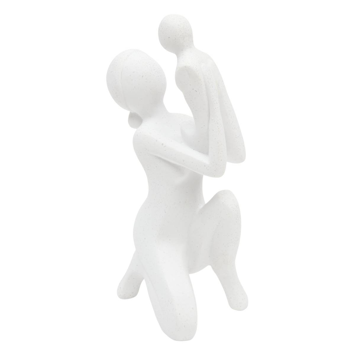 Famille déco Colin H.21cm blanc modèle b, ATMOSPHERA