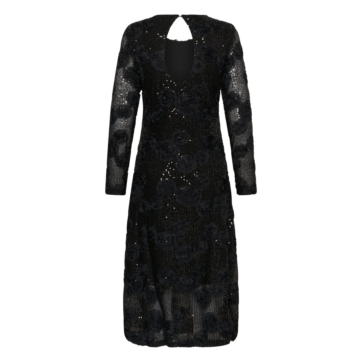 Robe de soirée noir black sequins, CULTURE