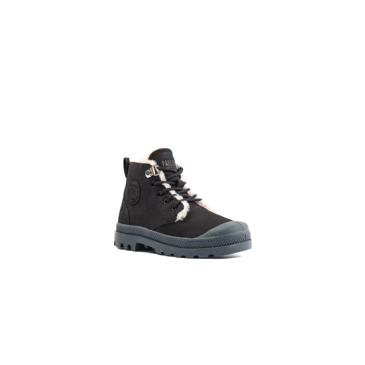 Baskets montantes en coton PAMPA ZIP WL noir-black, PALLADIUM