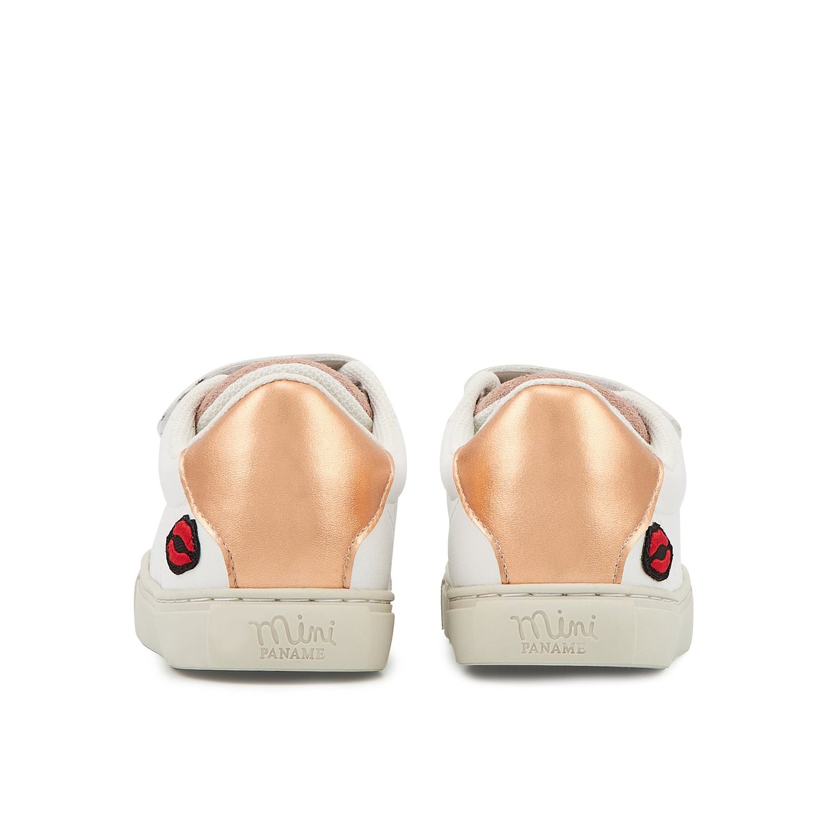 Baskets Enfant En Cuir Mini Edith P'tit Chou blanc, BONS BAISERS