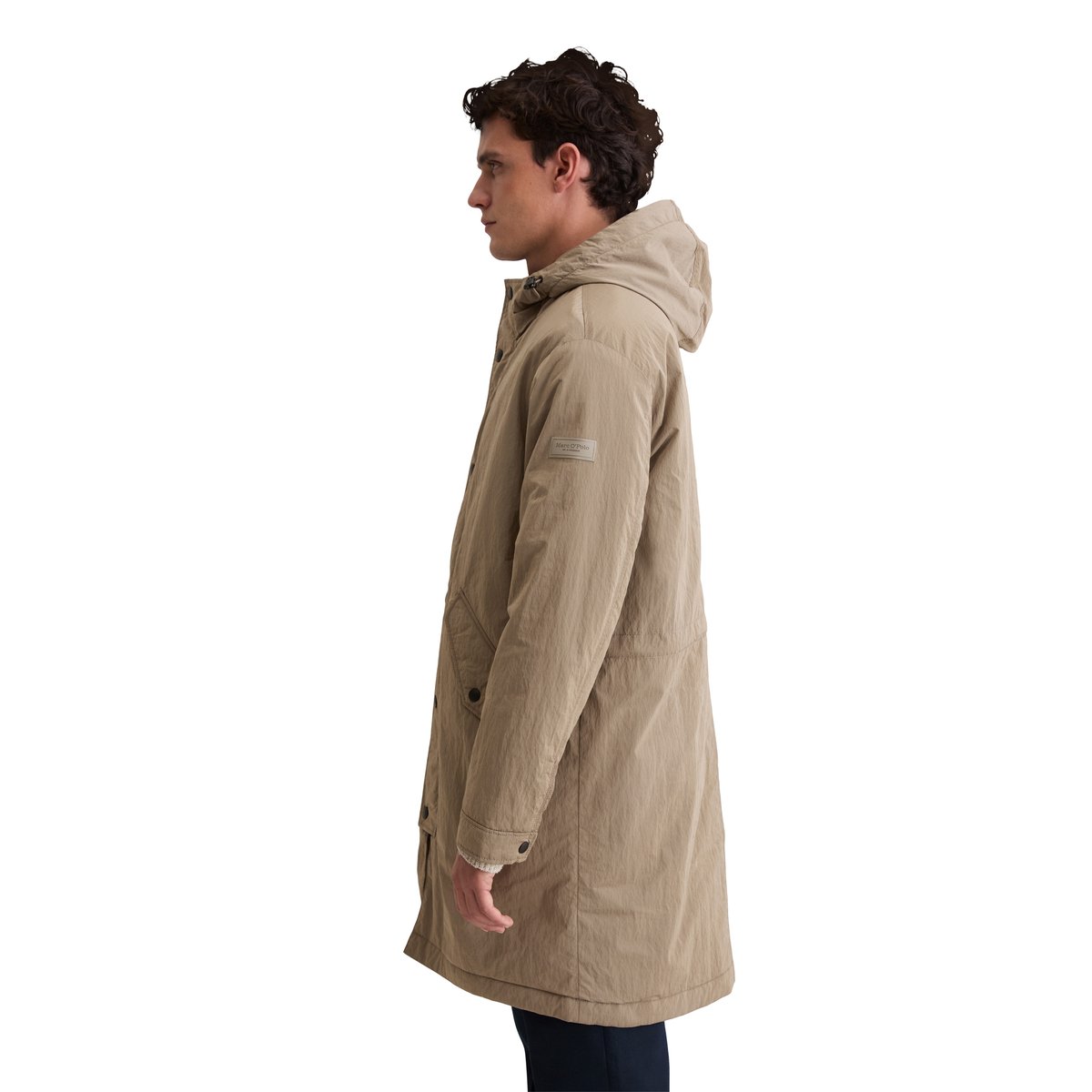Parka regular avec un léger rembourrage marron, MARC O'POLO