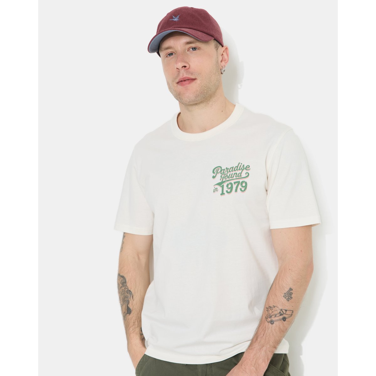 Casquette en coton DARWIN burgundy, CHEVIGNON