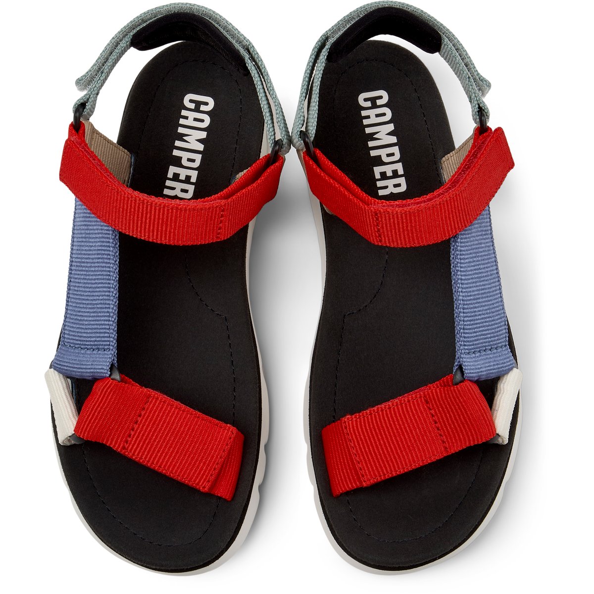 Sandales Oruga Sandal rouge vert, CAMPER