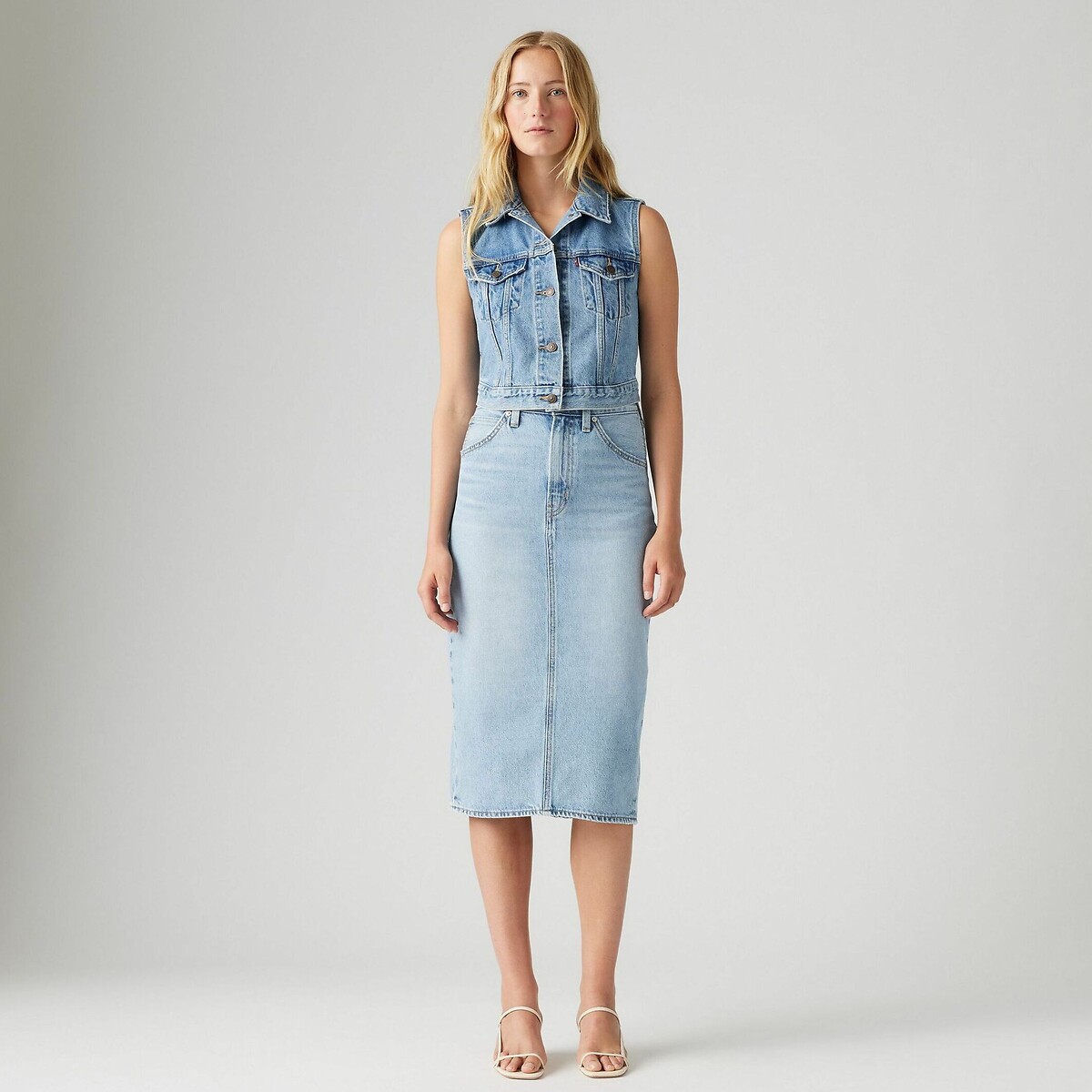 Jupe HR A Line Decon Skirt riveting clean hem, LEVI'S