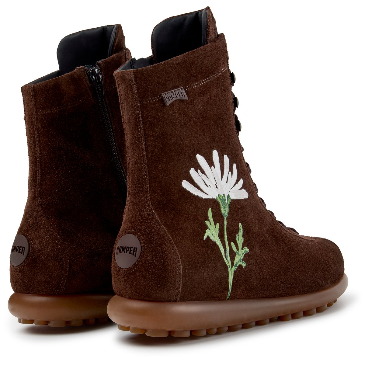 Bottines Pelotas Ariel Suede Leather brun fonc39, CAMPER