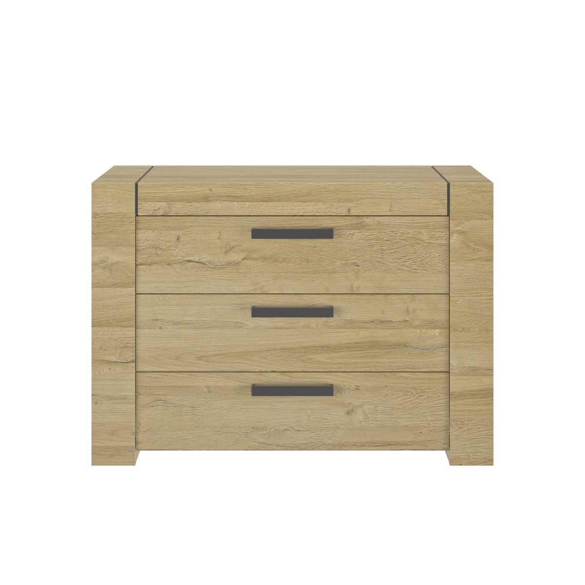 Commode 3 tiroirs SOFIA beige, GAMI