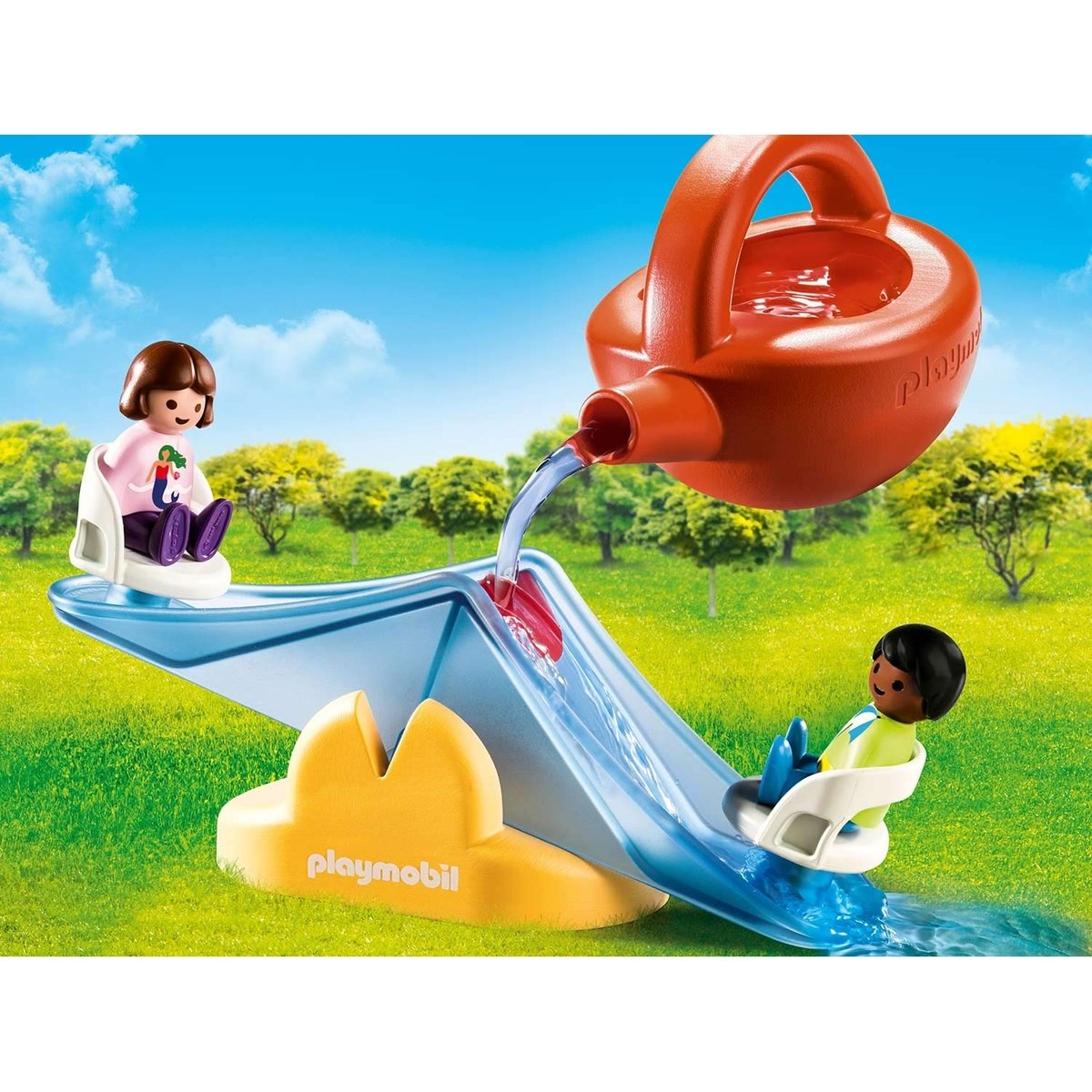 Balançoire aquatique avec arrosoir multicolore, PLAYMOBIL