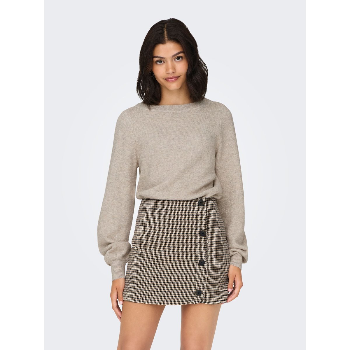 Pull En Maille grise - chateau gray 1, JDY