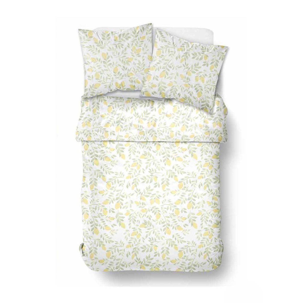 Parure de lit imprimé Floral SUNSHINE ARIELLE jaune, TODAY