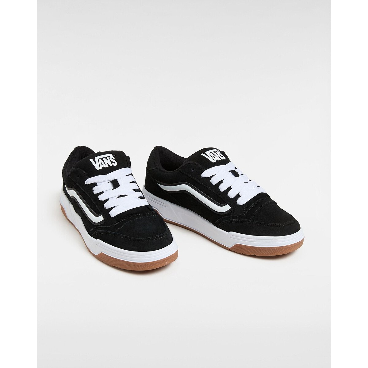 Baskets en cuir HYLANE noir/blanc, VANS