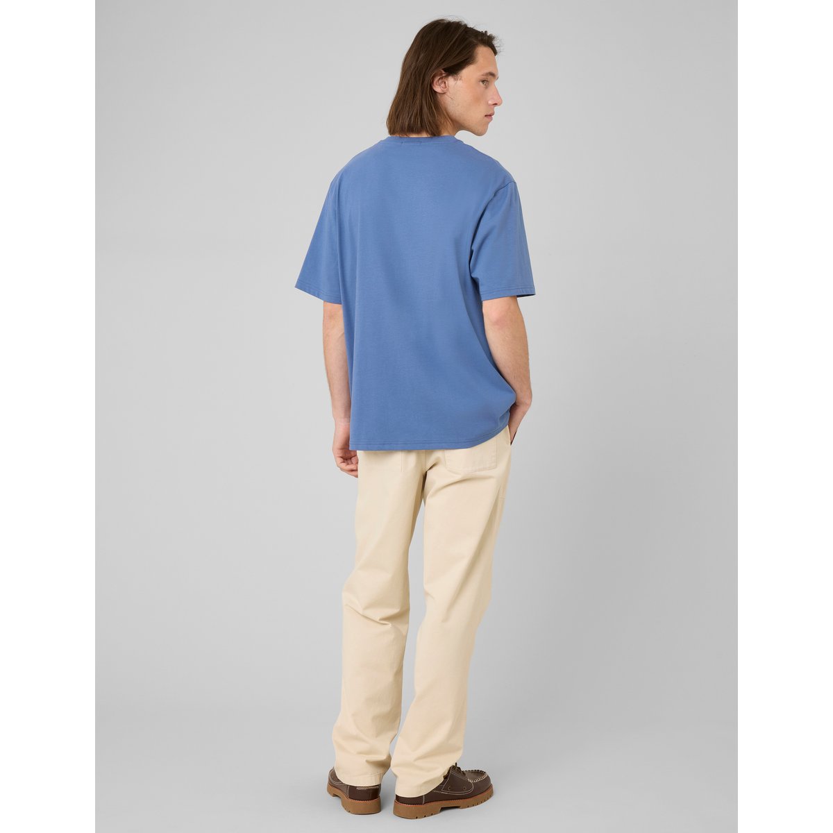 T-shirt imprimé bleu, BZB