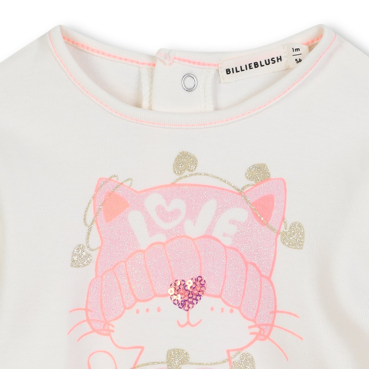 T-shirt en coton rice, BILLIEBLUSH