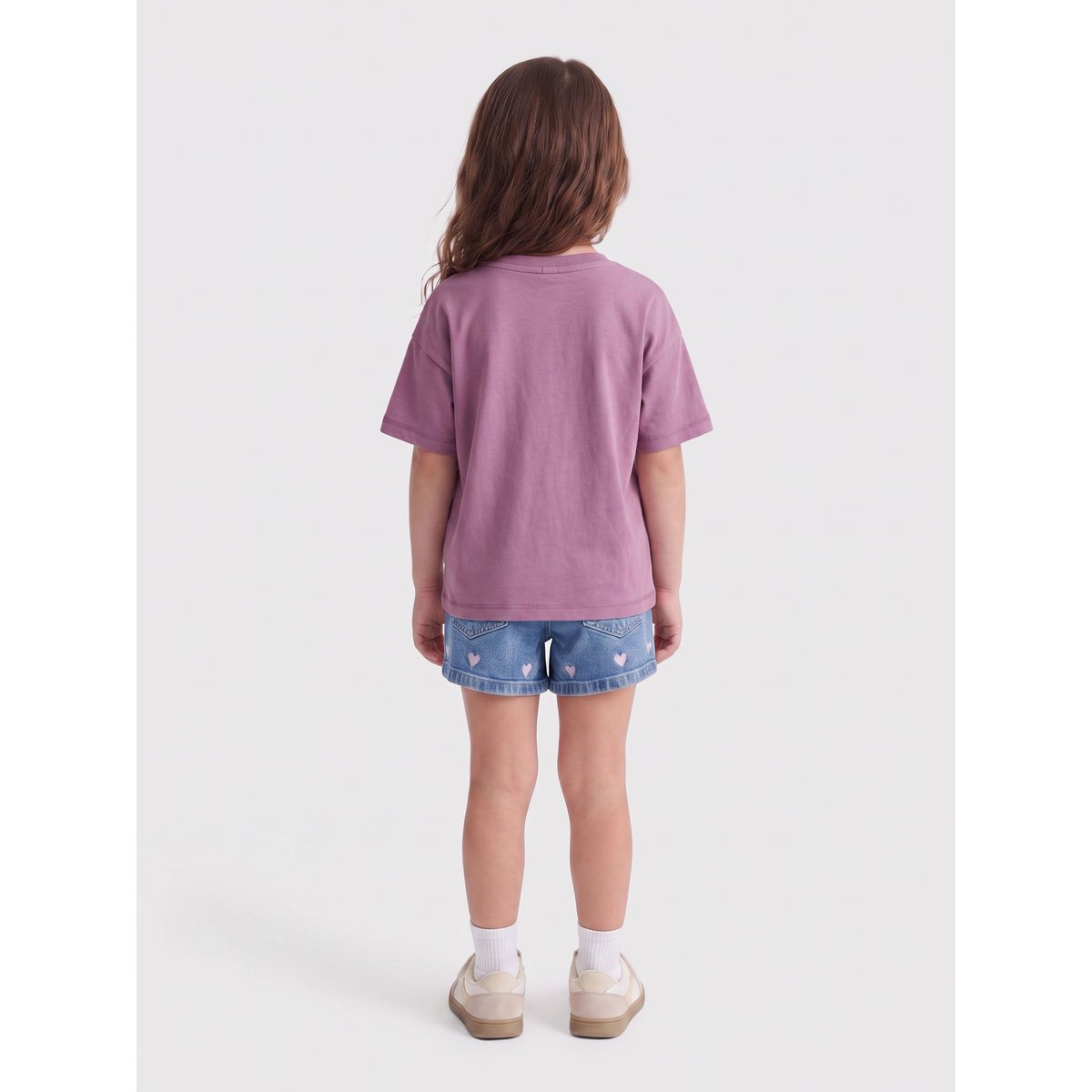 Short En Denim light medium blue denim, KIDS ONLY