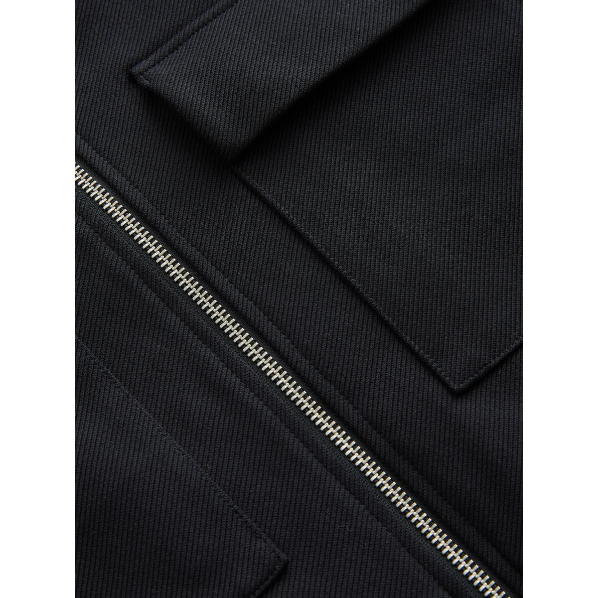 Veste-chemise zippée en jersey n. premium noir, NEXT