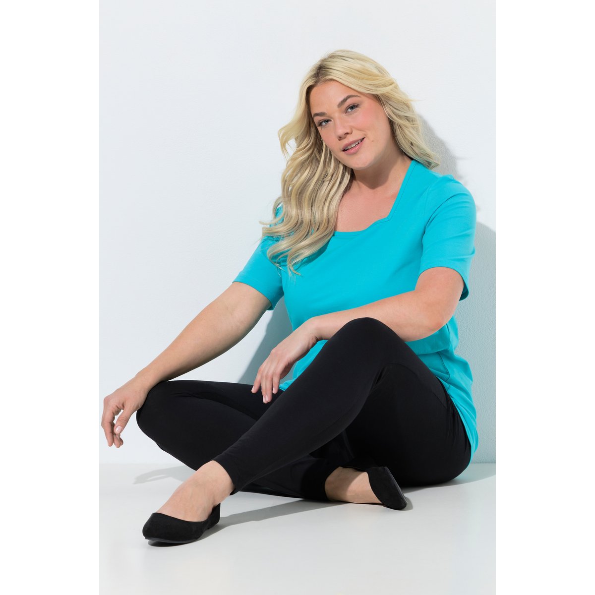 Legging, ceinture élastique classique noir, ULLA POPKEN