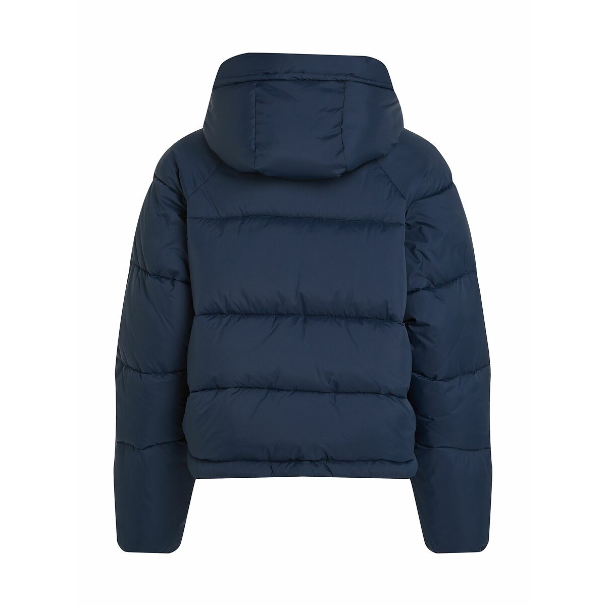 Vail Short Padded Puffer Jacket with Hood midnight blue, TOMMY JEANS