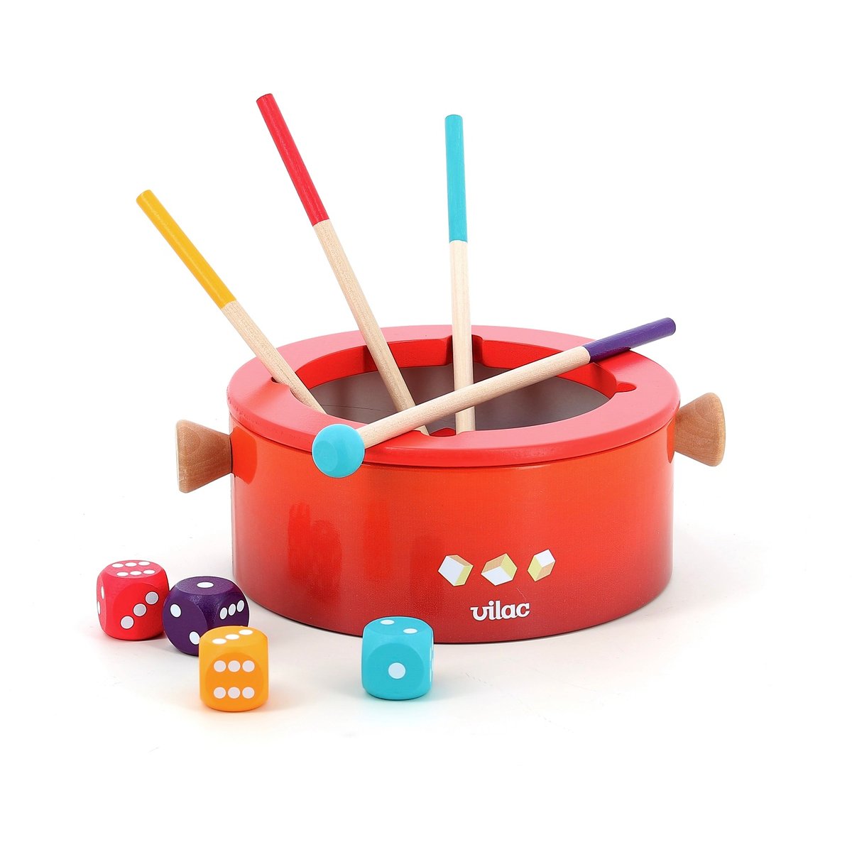 Jeu de fondue magnétique rouge, VILAC