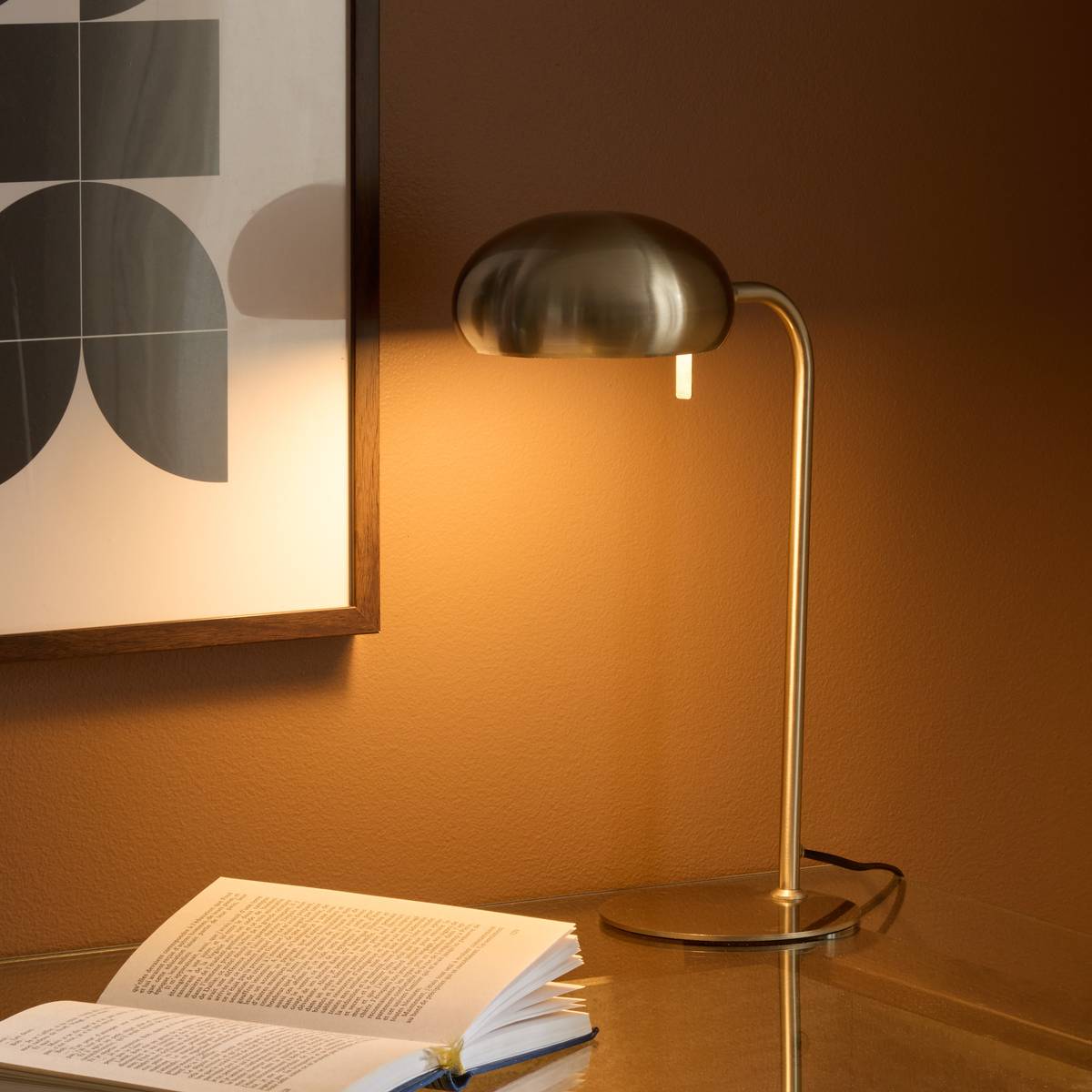 Lampe orientable en acier MAONA argent, ATMOSPHERA