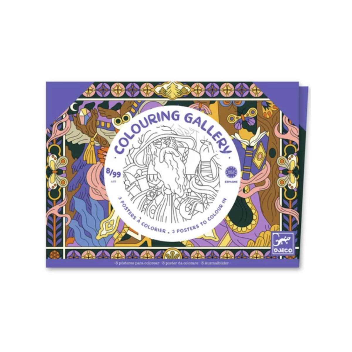 COLOURING GALLERY  - Héroiques couleur unique, DJECO