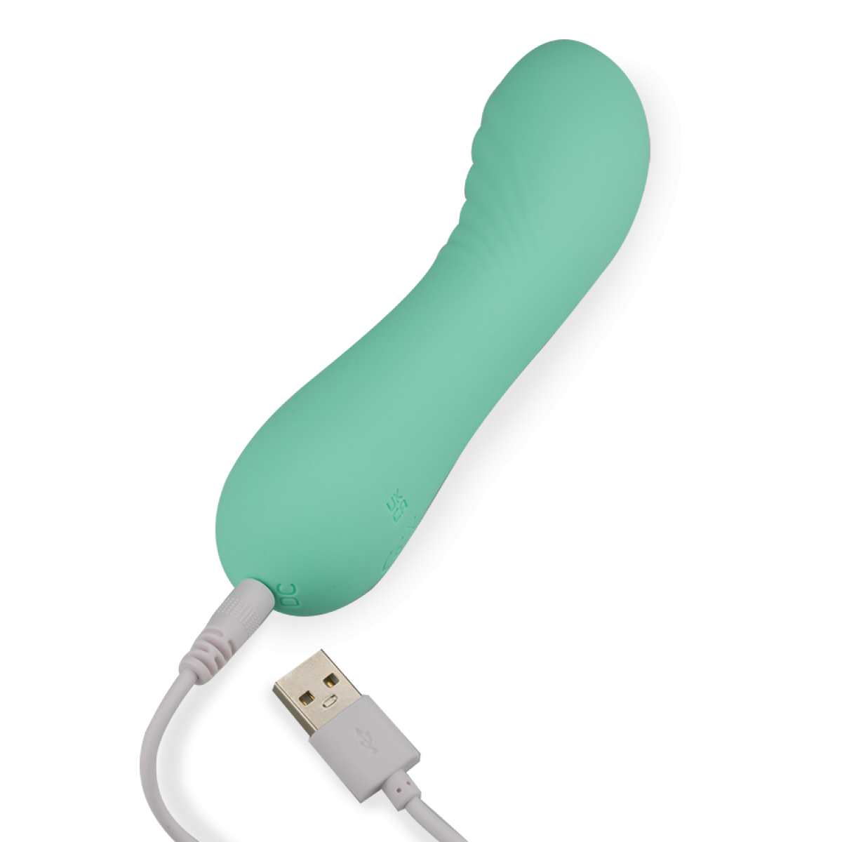 Vibromasseur puissant point G en silicone extra doux Velvia pistache, LOVE AND VIBES