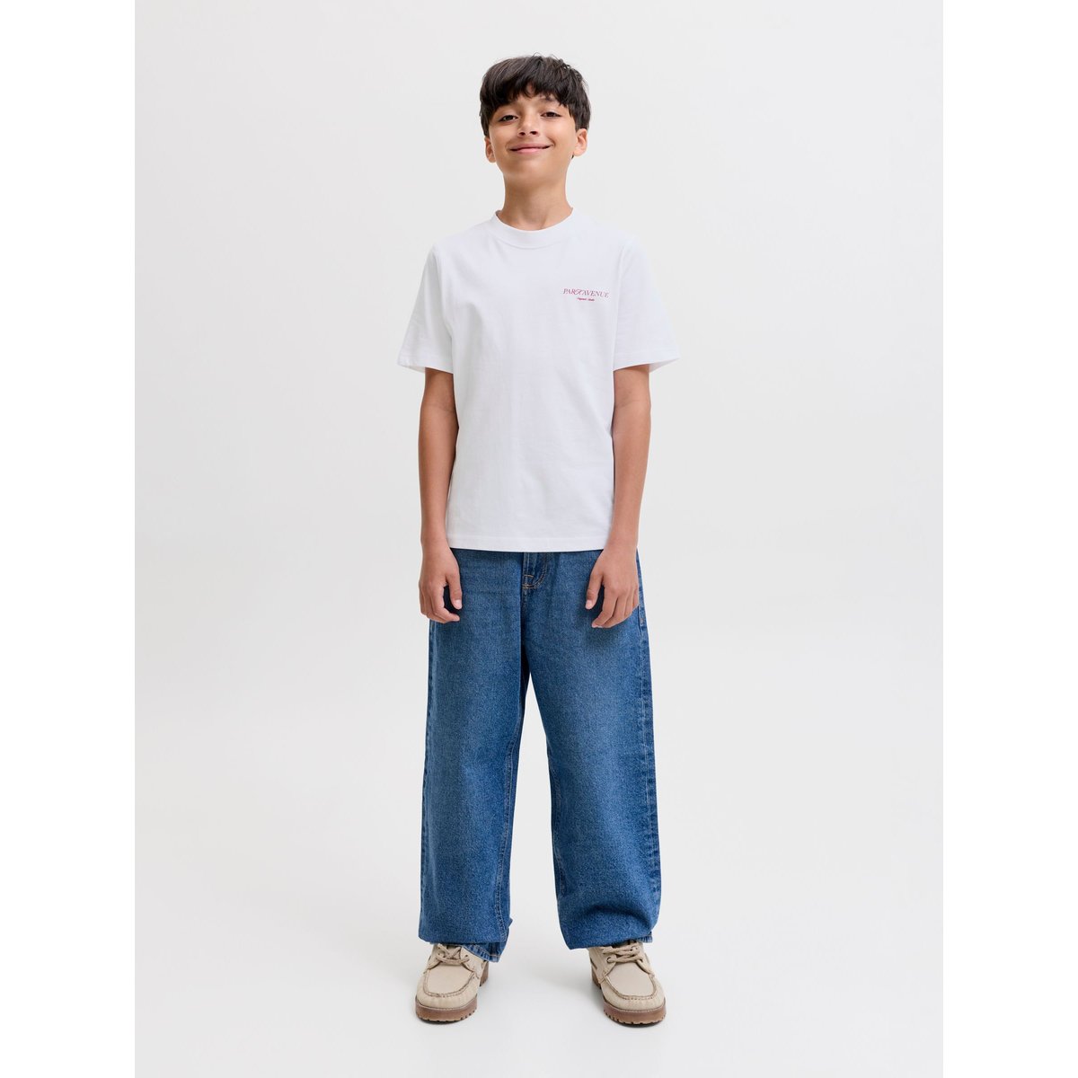 T-Shirt bright white, JACK & JONES JUNIOR
