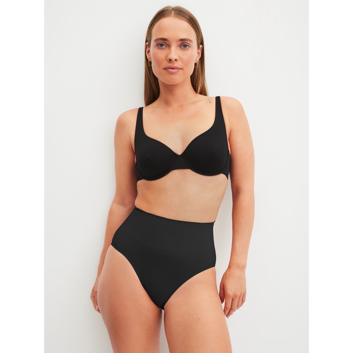 Culotte gainante Polyamide SEAMLESS SHAPE noir, CALIDA