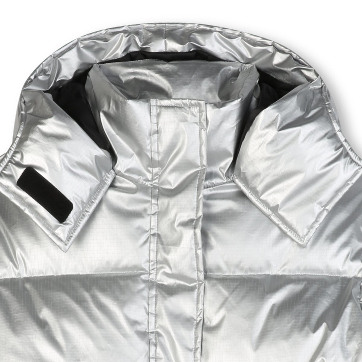 Veste en duveton à capuche argentée silver, KARL LAGERFELD KIDS