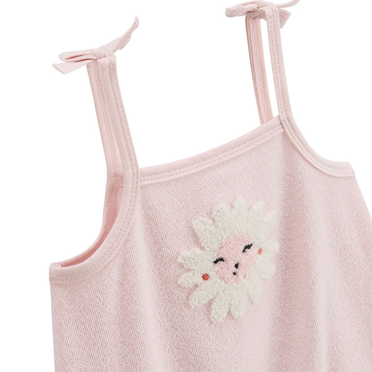 Barboteuse bébé en éponge Saona rose, PETIT BEGUIN