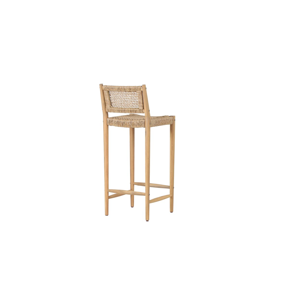 Tabourets de bar acacia (lot de 2)  NURI bois, BAÏTA