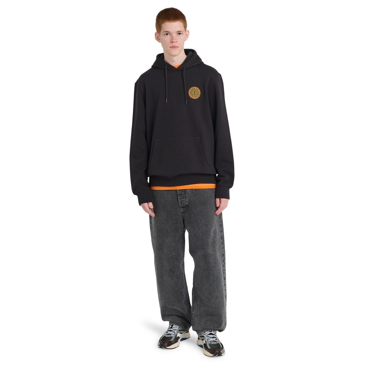 Sweat à capuche TIMBER ORBIT noir off black, ELEMENT