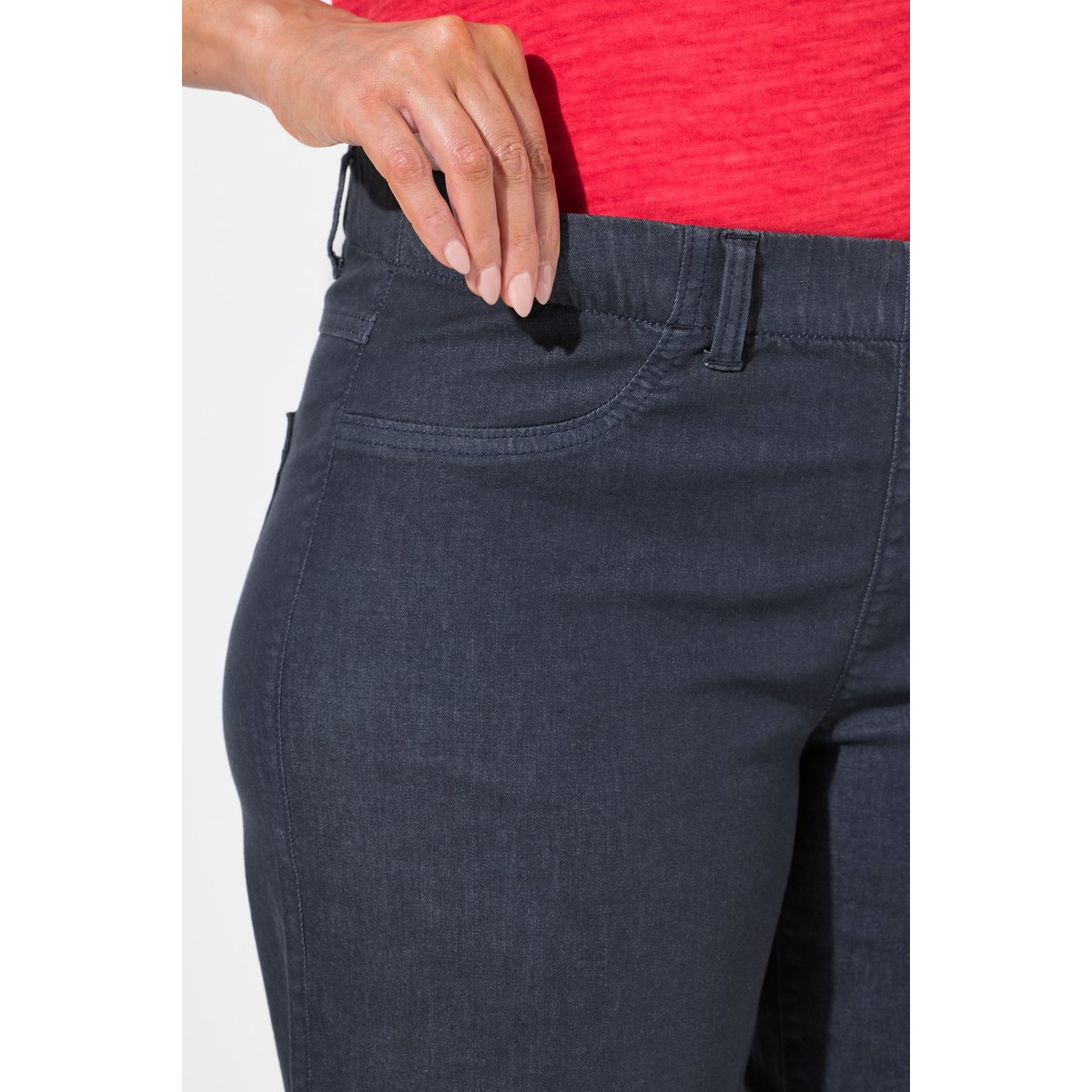 Jupe-culotte Mary en jean. Jambe large et marine, ULLA POPKEN