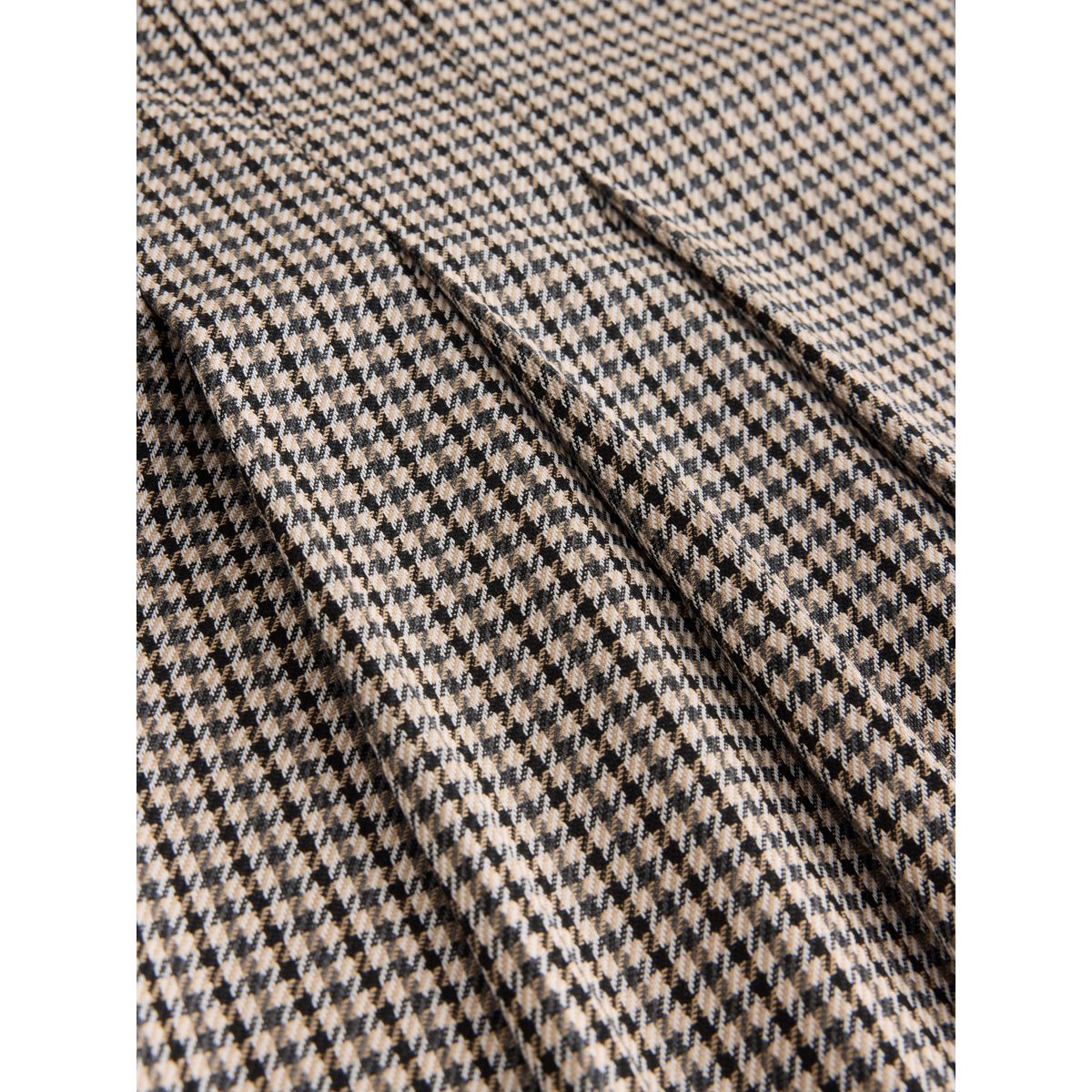Kilt mi-long à motif pied-de-poule naturel, NEXT