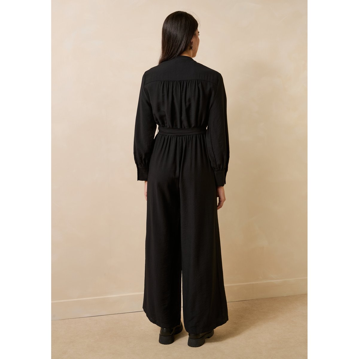 Combinaison large manches longues noir, LA FEE MARABOUTEE