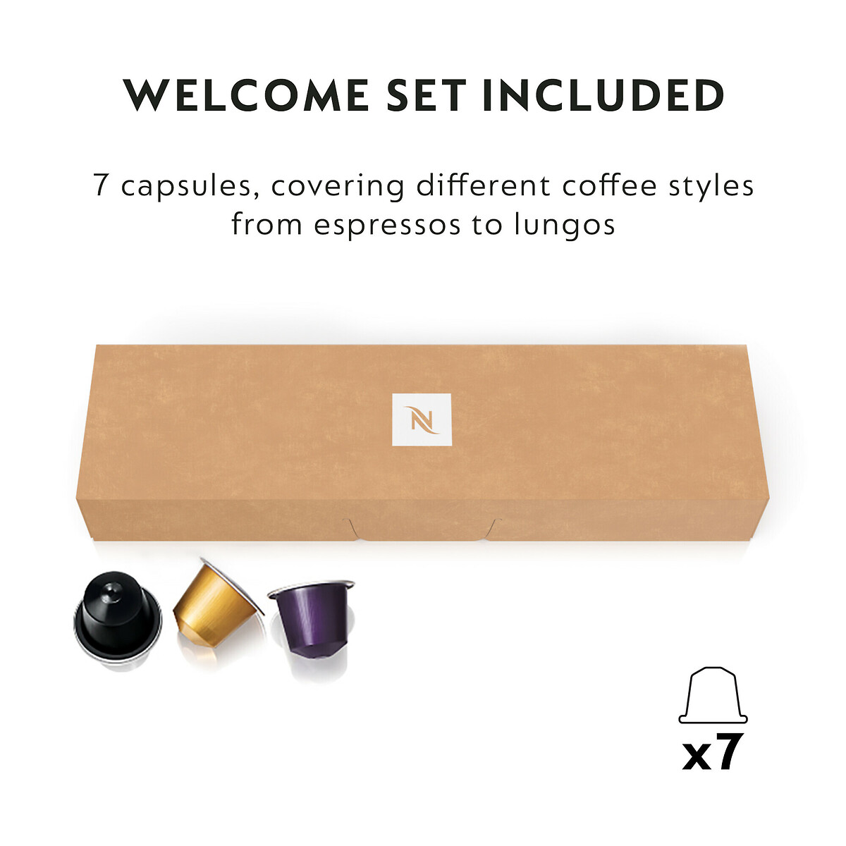 Nespresso by De'longhi Gran Lattissima Coffee Pod Machine white, NESPRESSO
