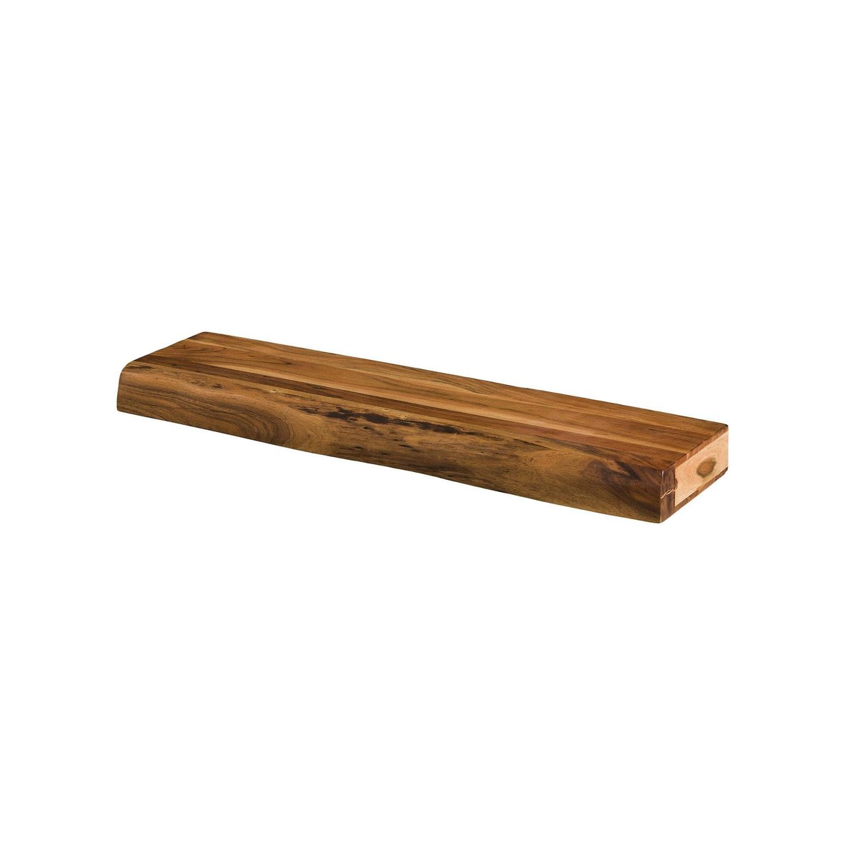 Étagère murale en bois d'acacia épais 1m MELBOURNE bois naturel, PIER IMPORT
