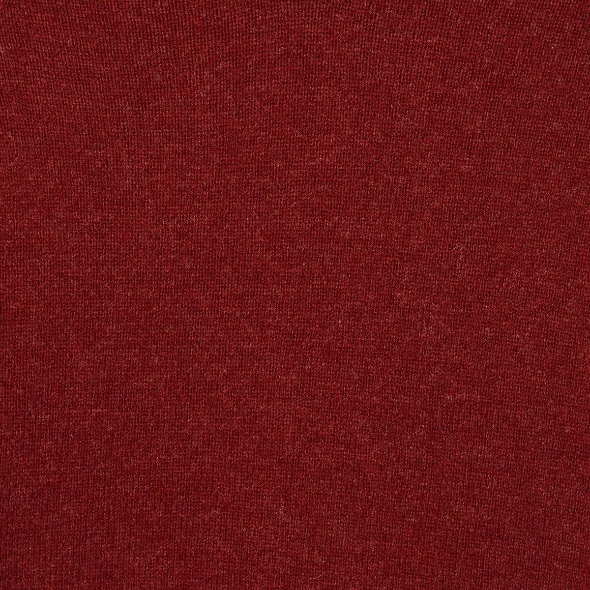 Pull col rond en laine russet, MONOPRIX