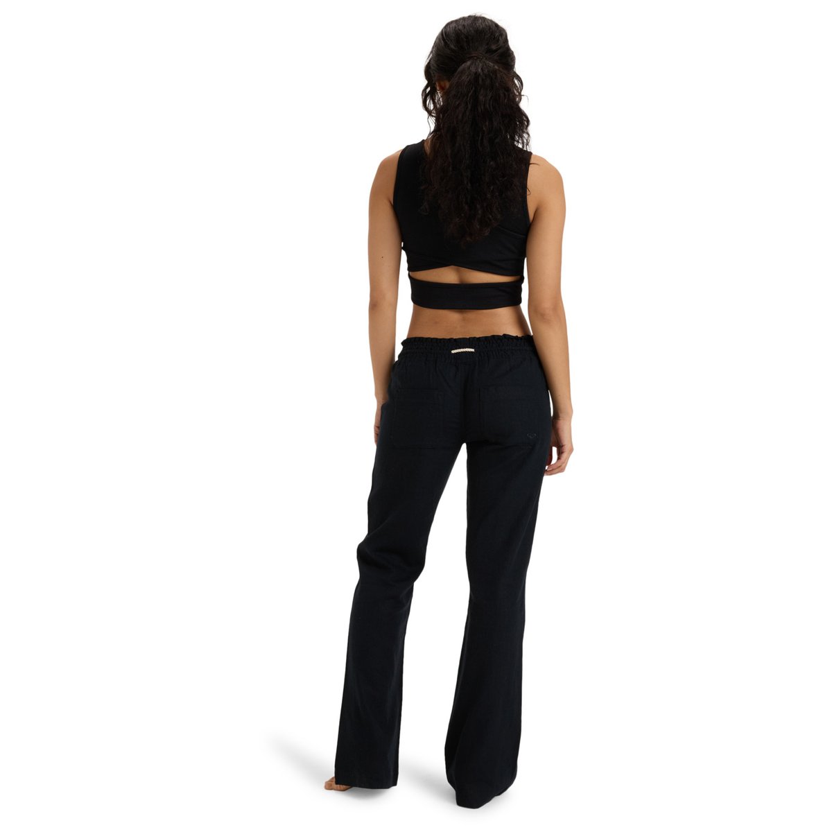 Pantalon évasé OCEANSIDE. noir true black, ROXY